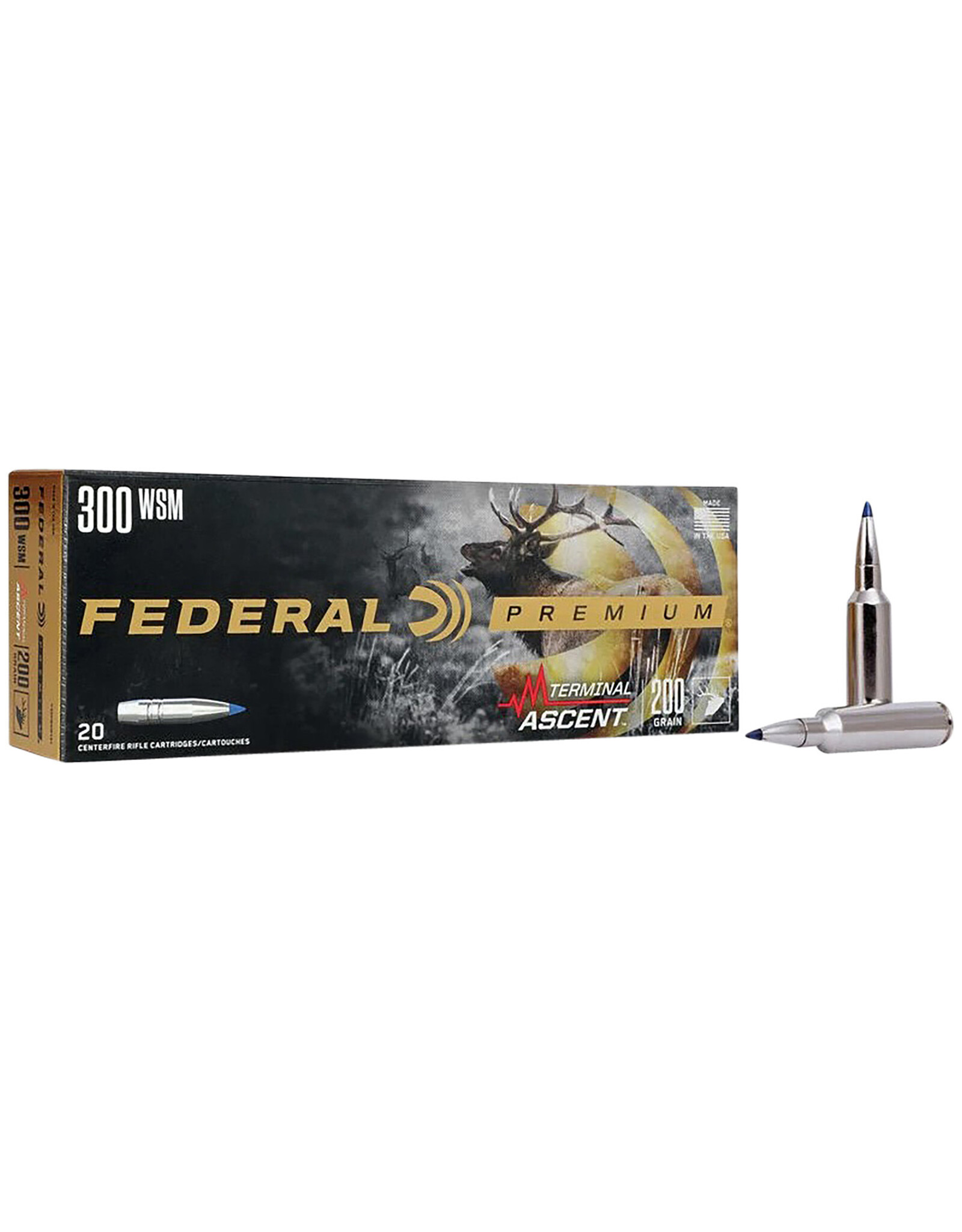 Federal Terminal Ascent .300 WSM 200 Gr - 20 Count