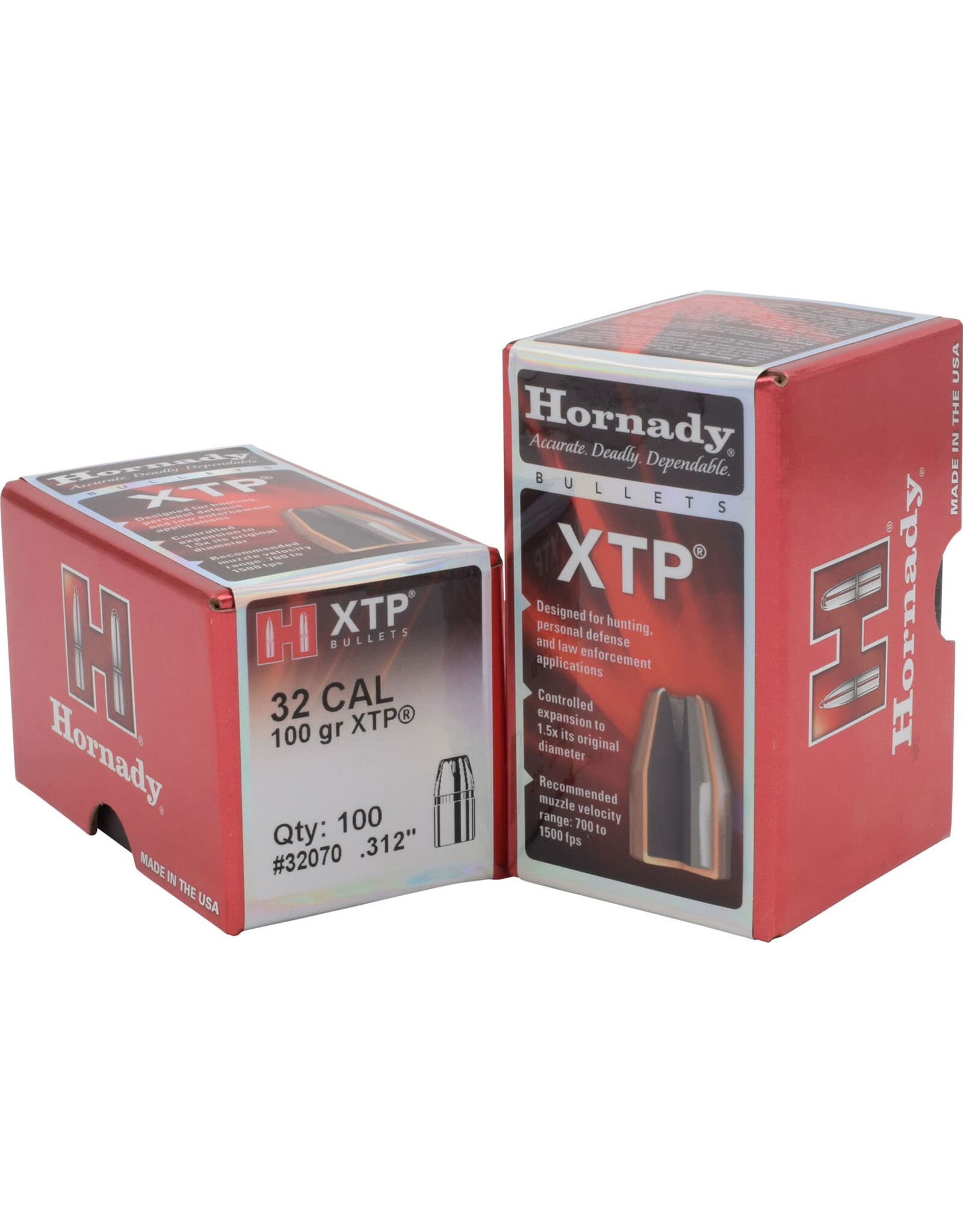 Hornady Hornady XTP 32 Cal (.312") 100 Gr XTP (HP) - 100 Count