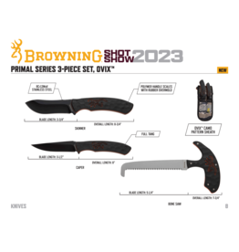 Browning Primal Series 3-Peice Set