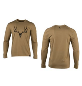 Browning Camp Long Sleeve Shirt - Mule Deer - Tan - X-Large