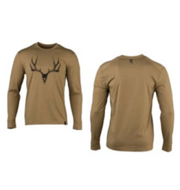Browning Camp Long Sleeve Shirt - Mule Deer - Tan - XX-Large