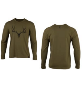 Browning Camp Long Sleeve Shirt - Mule Deer - Green - Large