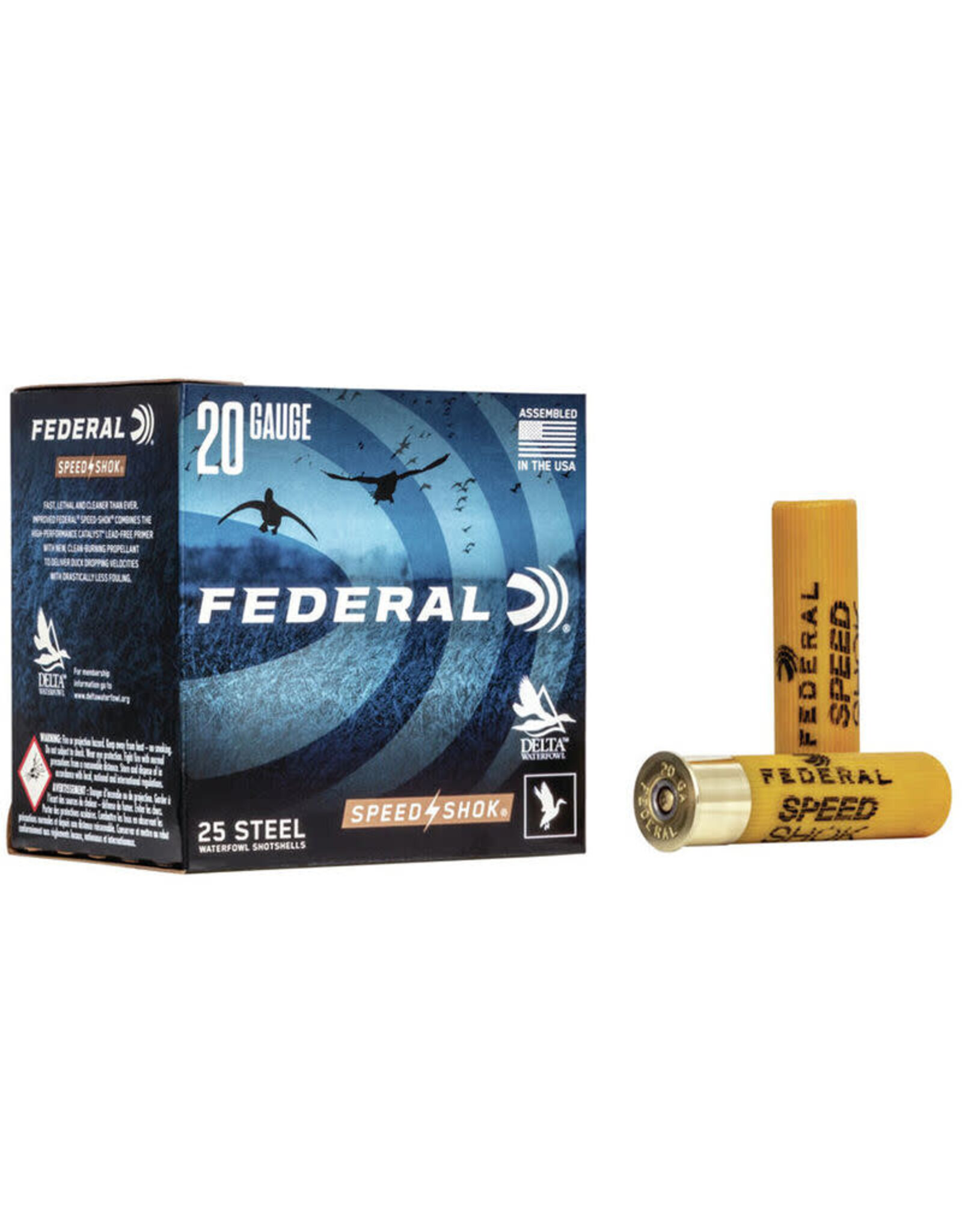 Federal Federal Speed Shok 20 ga 3" 7/8 Oz #2 1550 FPS - 25 Count