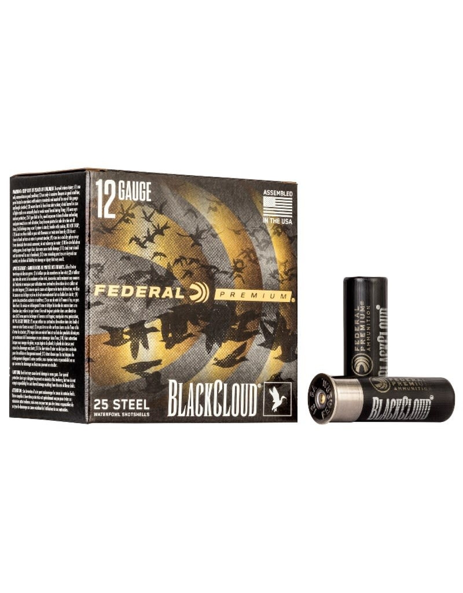 Federal Federal Black Cloud 12 ga 3" 1-1/4 Oz #4 Steel 1450 FPS - 25 Count