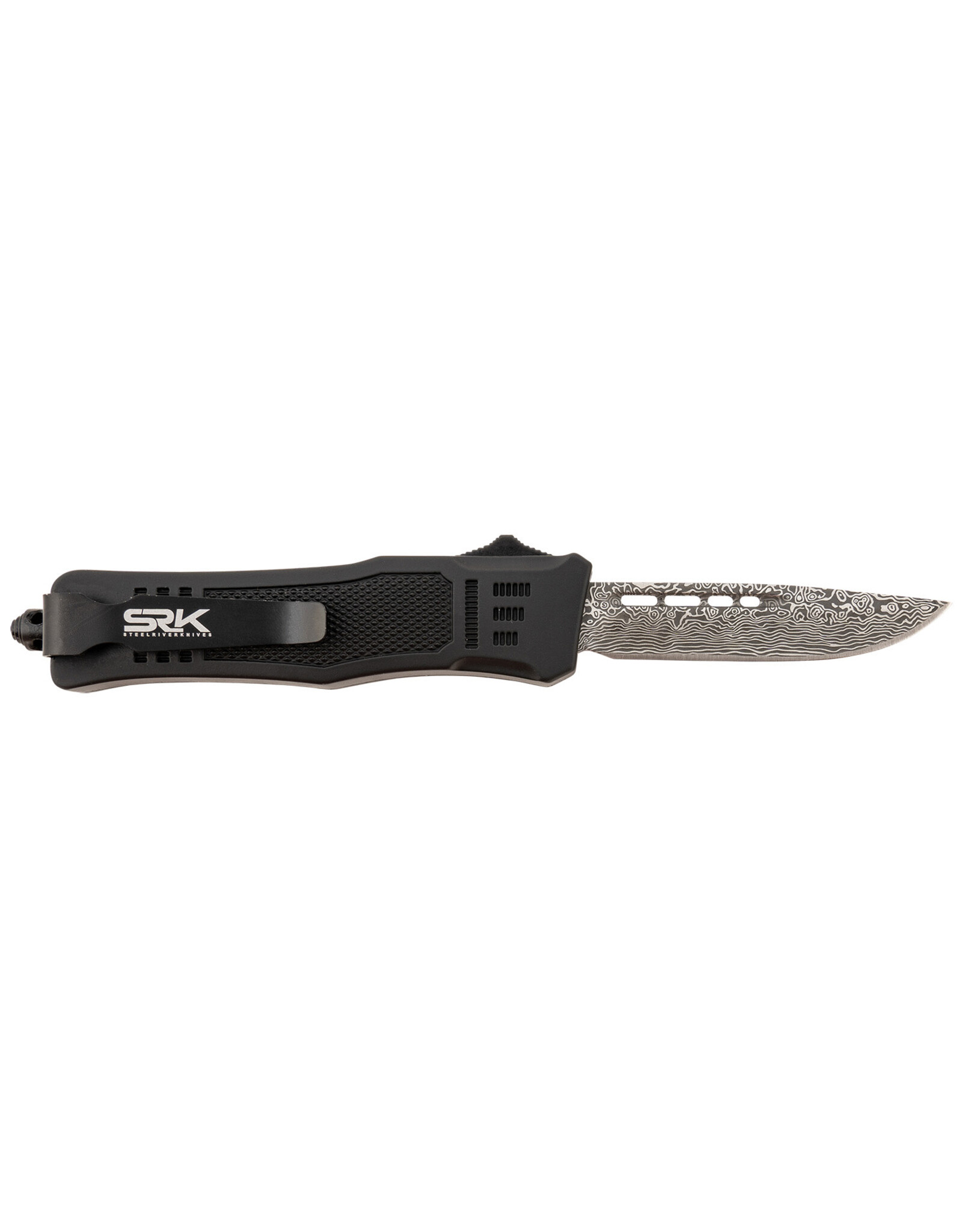 Steel River Knives - Spartan Mini OTF - 2.75" - Laser Etched Damascus