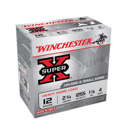 WINCHESTER Winchester Super-X 12 Ga 2.75" 1-1/8 Oz #4 1255 FPS - 25 Count