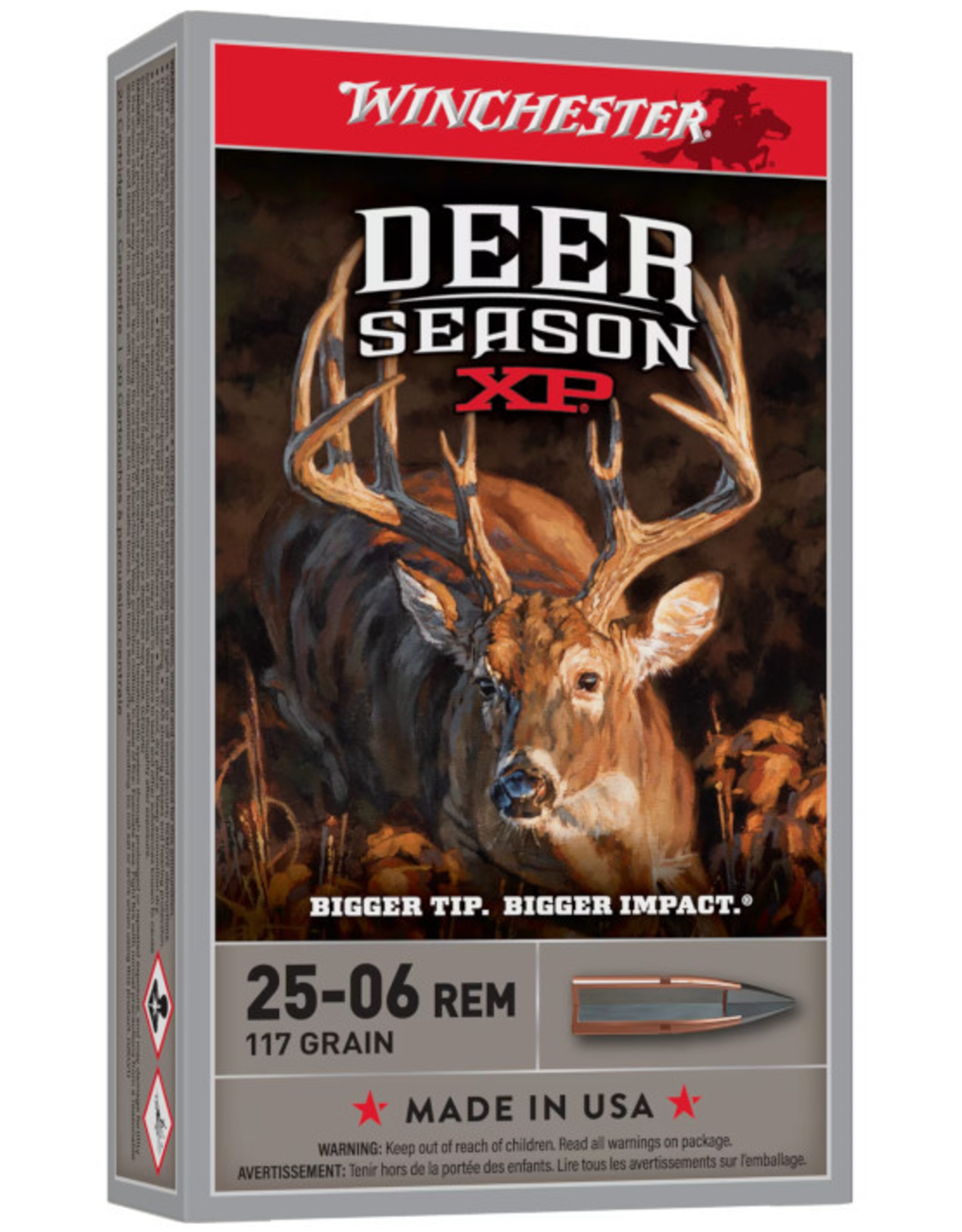 WINCHESTER Winchester .25-06 Rem 117 gr Deer Season XP - 20 Count
