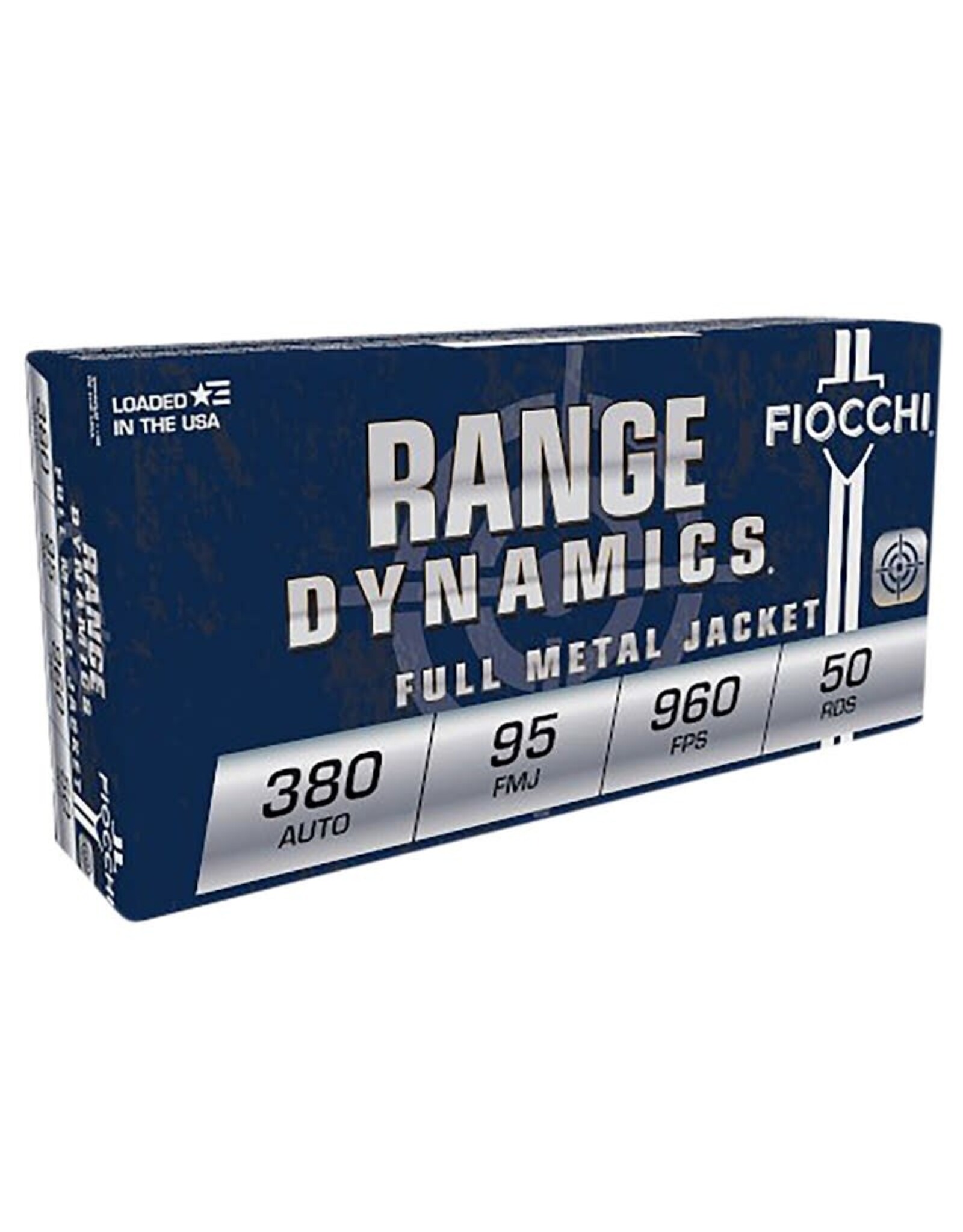 Fiocchi Fiocchi 380AP Shooting Dynamics Pistol Ammo 380 ACP, FMJ, 95 Gr