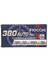 Fiocchi Fiocchi 380AP Shooting Dynamics Pistol Ammo 380 ACP, FMJ, 95 Gr