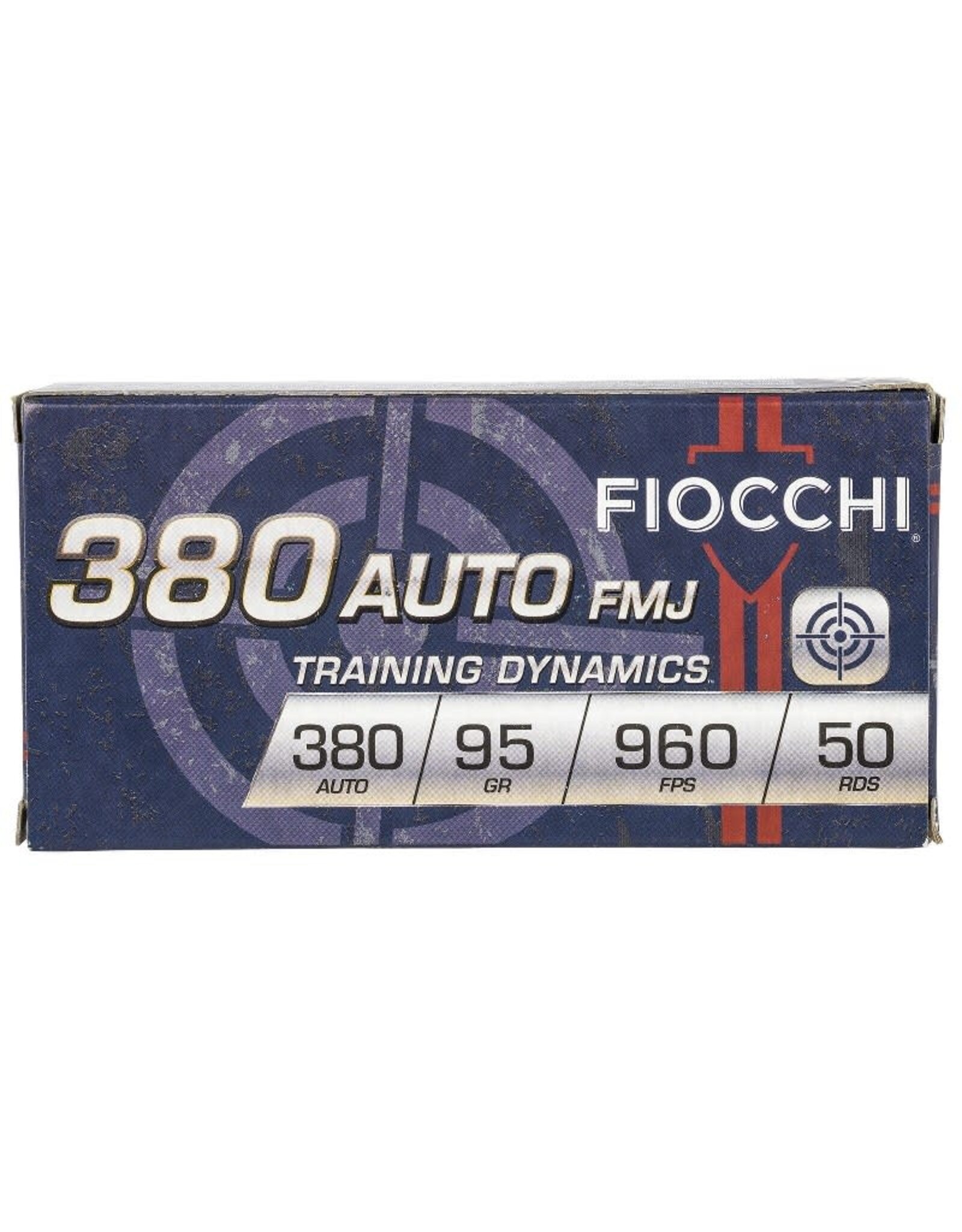 Fiocchi Fiocchi 380AP Shooting Dynamics Pistol Ammo 380 ACP, FMJ, 95 Gr