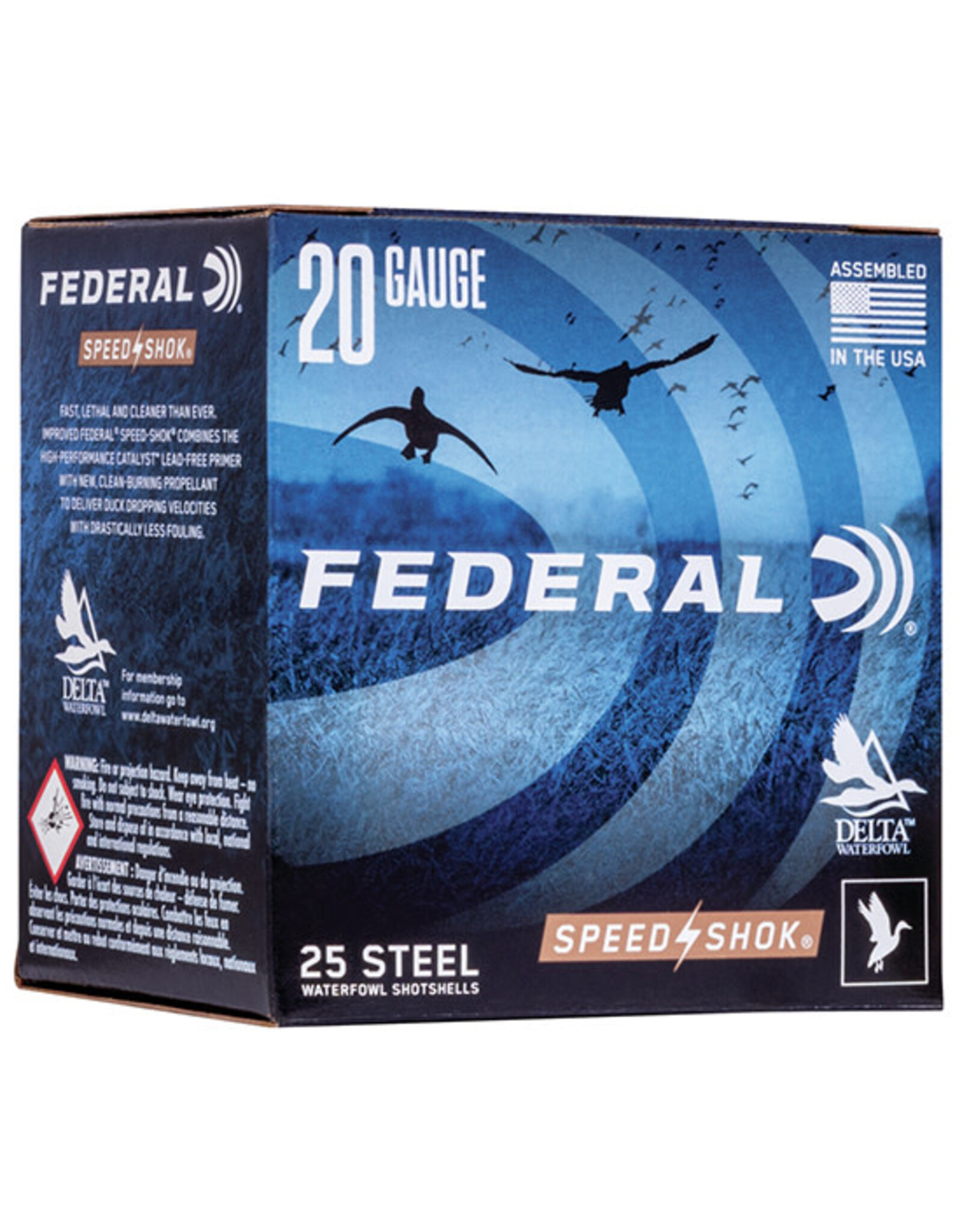 Federal Federal Speed-Shok 20ga 2-3/4" 3/4 Oz #4 1425 FPS - 25 Count