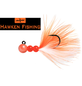 Hawken Hawken Beau Mac Jigs - SMJ-Pro - 1/8 Oz - 1/0 - Orange & White