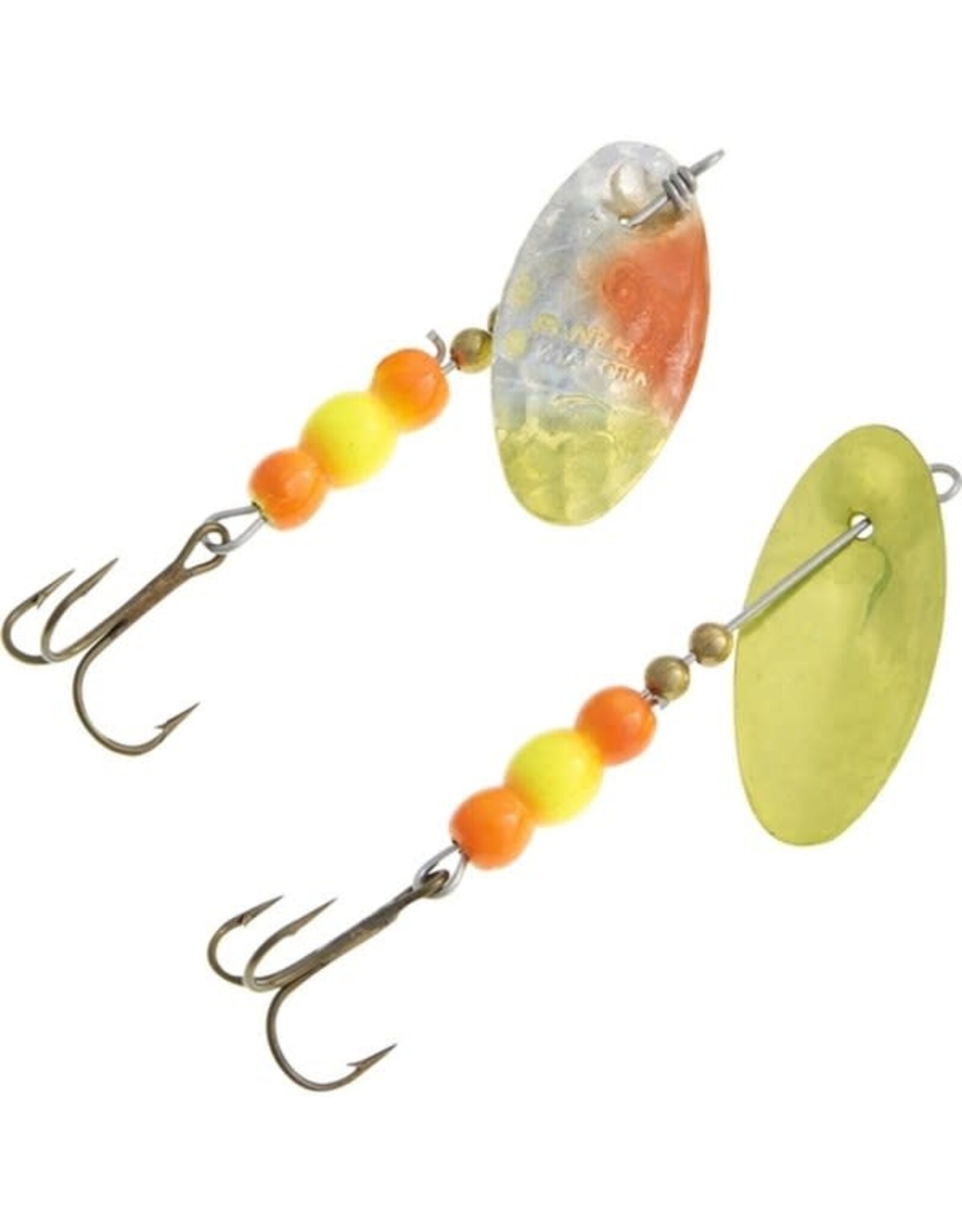 Panther Martin Holographic Two-Tone Roe - 1/16 Oz -   Chartreuse & Orange
