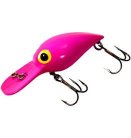 Brad's Brad's Wee Wiggler - 2.25" - 1/3 Oz - Fluorescent Pink