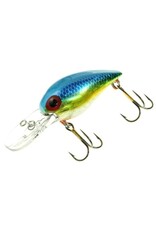 Brad's Brad's Wiggler - 3" - 3/8 Oz - Silver Holograph with Blue & Black Mesh & Orange Belly