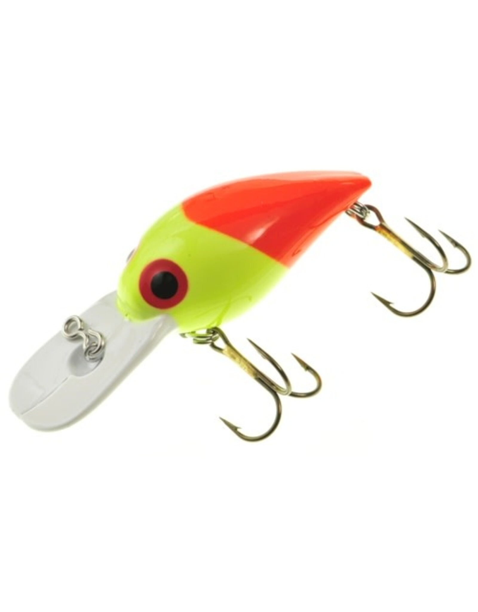 Brad's Brad's Wiggler - 3.75" - 3/4 Oz - Chartreuse wIth Red Slant