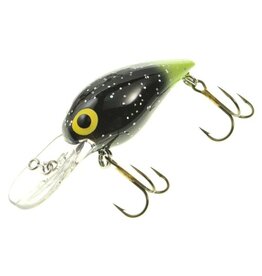 Brad's Brad's Wiggler - 3" - 3/8 Oz - Black/Silver Flakes with Chartreuse Tail