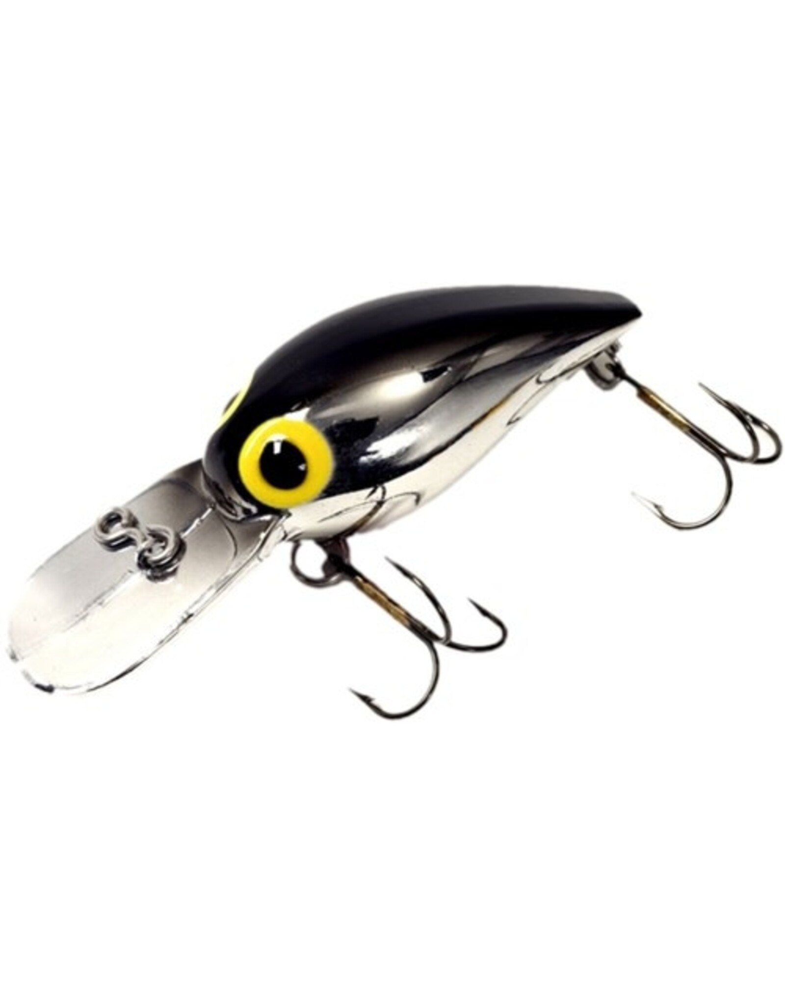 Brad's Brad's Wiggler - 3"  - 3/8 Oz – Metallic Silver & Black w/ Red Belly