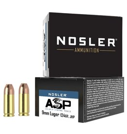 Nosler Nosler ASP 9mm 124 Gr JHP - 20 Count