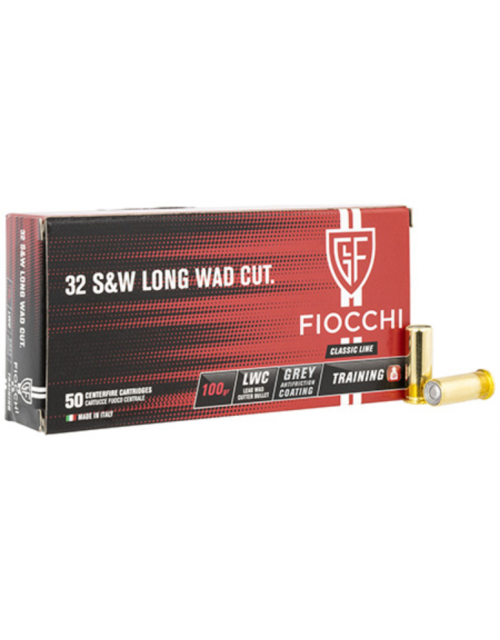 Fiocchi Fiocchi .32 S&W LONG - 100 Gr Lead Wad Cutter - 50 Count