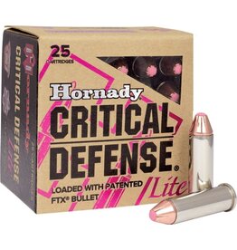 Hornady Critical Defense Lite .38 Spl 90 Gr FTX - 25 Count