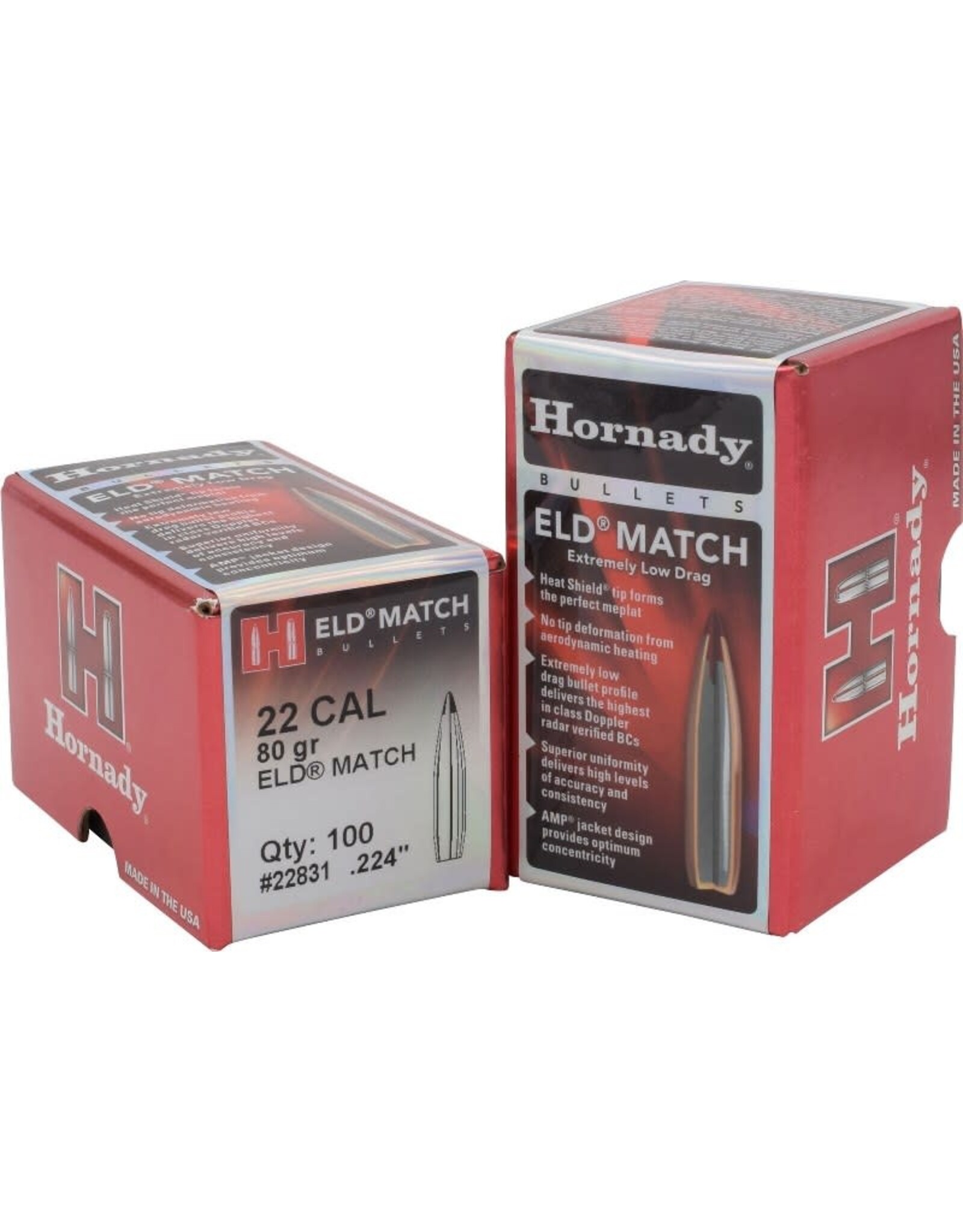 Hornady Hornady ELD Match 22 Cal (.224") 80 gr - 100 Count
