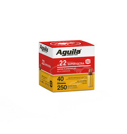 Aguila .22 LR 40 Gr Copper Plated HP - 250 Count