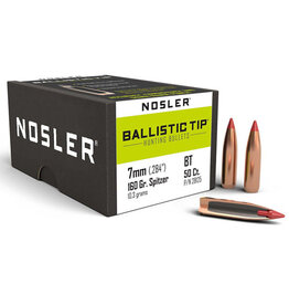 Nosler Ballistic Tip 7mm (.284") 160 Gr Spitzer BT - 50 Count