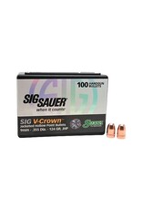 Sierra Sig Sauer V-Crown 9mm (.355") 124 Gr JHP - 100 Count