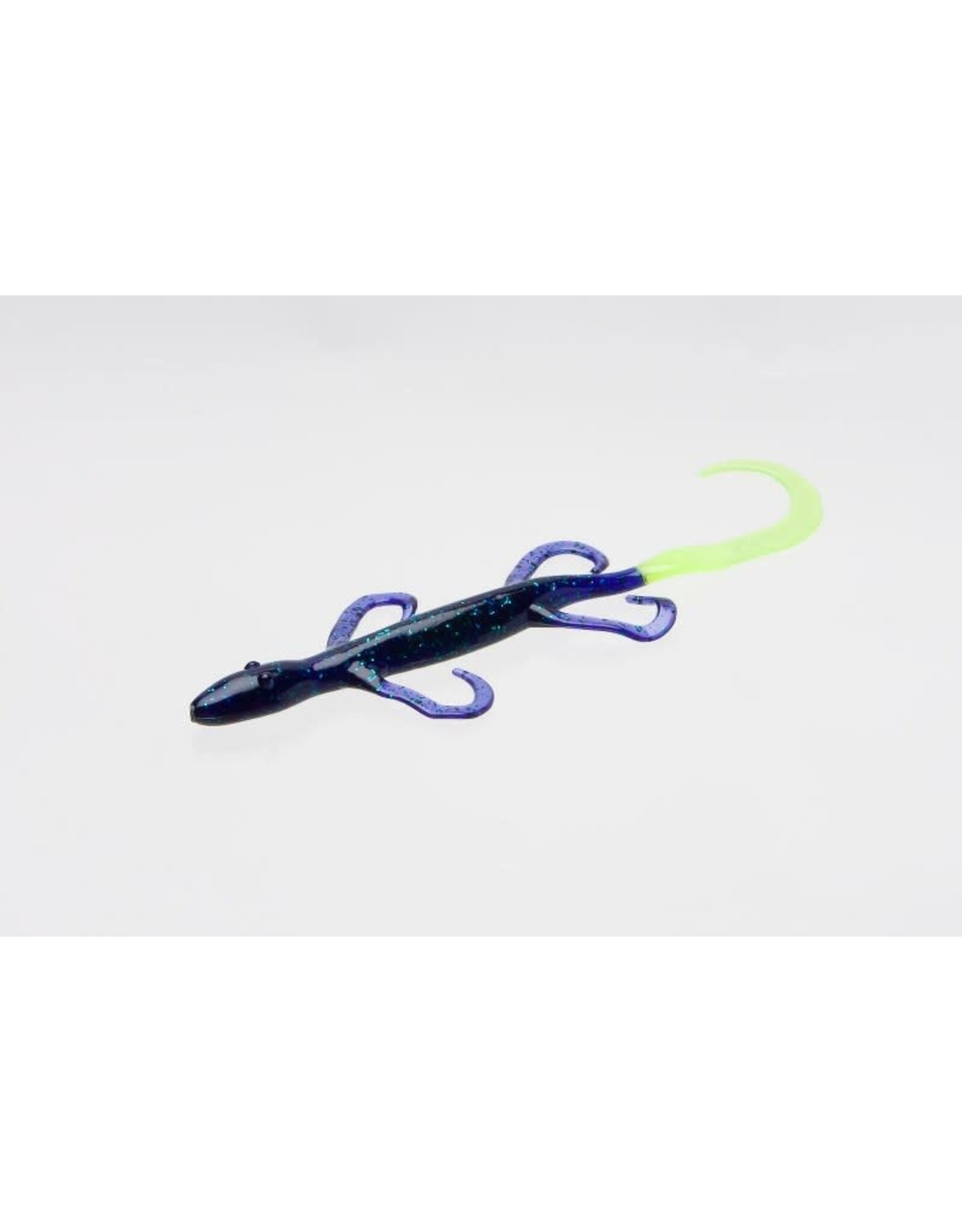 Zoom Bait Co.: Lizard - 6" - Junebug Chartreuse - 9 Count