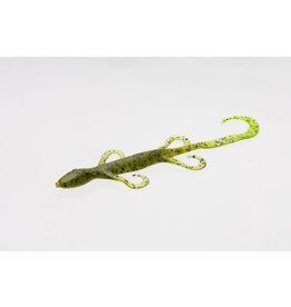 Zoom Bait Co. : Lizard - 6" - Watermelon Seed Chartreuse - 9 Count
