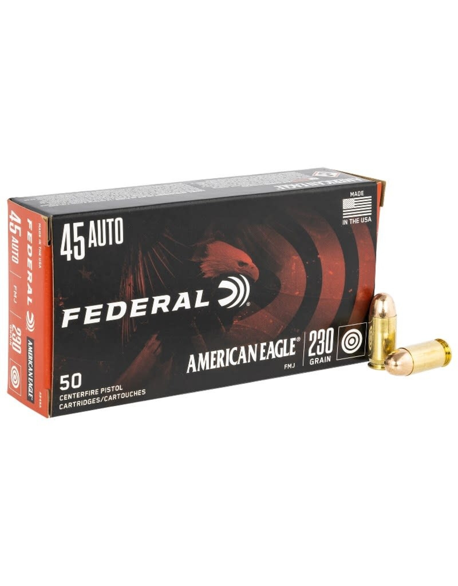 Federal American Eagle  .45 ACP 230 Gr FMJ - 50 Count