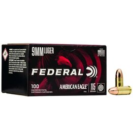 Federal Federal 9mm 115 Gr FMJ - 100 Count