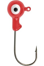 Danielson Double Eye Jig Heads - 1/4 Oz - Fluorescent Red - 7 Count