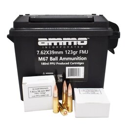 Ammo Inc. Ammo Can - 7.62x39mm 123 Gr FMJ M67 Ball - 180 Count