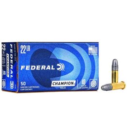 Federal Champion .22 LR 40 Gr Solid Lead RN - 500 Count