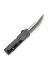 CobraTec Lightweight - 3.25" OTF Drop Point - Gray Aluminum Handle
