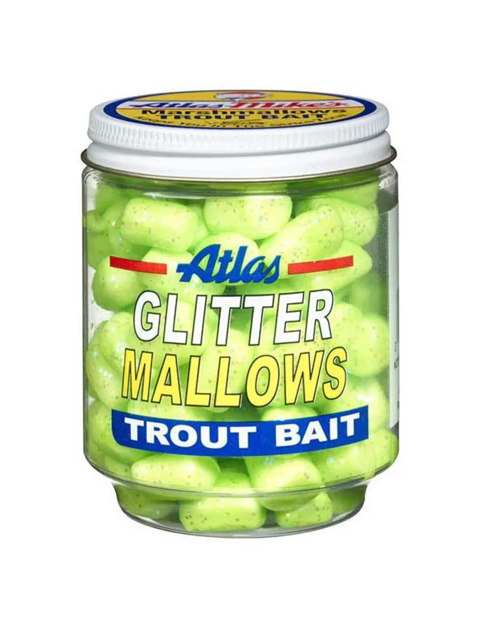 Atlas Mike's - Super Scented Glitter Mallows - Chartreuse & Garlic - 1.5 Oz