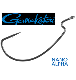 Gamakatsu Offset Worm EWG w/ Nano Alpha - 1/0 - 6 Count