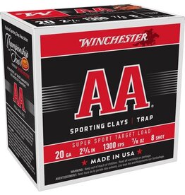 WINCHESTER - AMMUNITION Winchester Super Sport 20 Ga 2.75" 7/8 Oz #8 1300 FPS - 25 Count