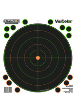 Champion Range & Target - Self Adhesive Visicolor - 8" Bullseye Target - 5 Count