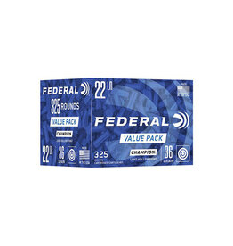 Federal Champion Value Pack .22 LR 36 Gr Lead HP - 325 Count