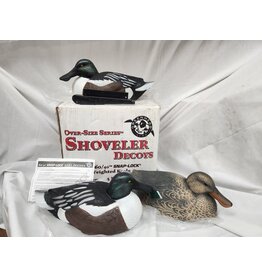Greenhead Gear Over-Sized Shoveler Decoys - 4 Drake & 2 Hens - w/ 60/40 Snap-Lock Weighted Keels