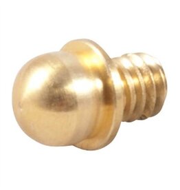 Shotgun Sight Bead - Brass - w/ Shoulder - .13" Diam - 6/48 Thread