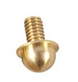 Shotgun Sight Bead - Brass - w/ Shoulder - .175" Diam - 3/56 Thread