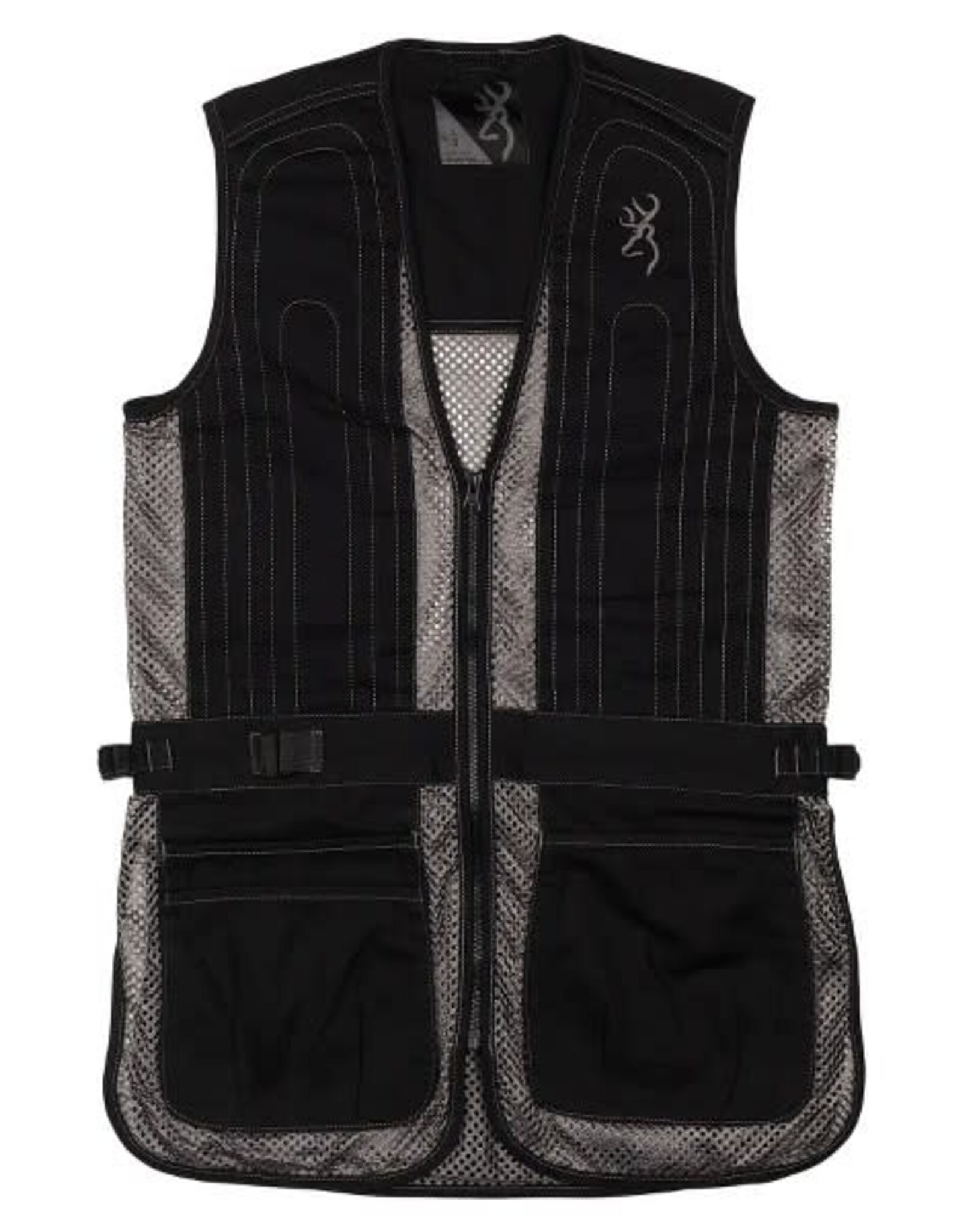 Browning Junior Trapper Vest - Black & Gray - Large