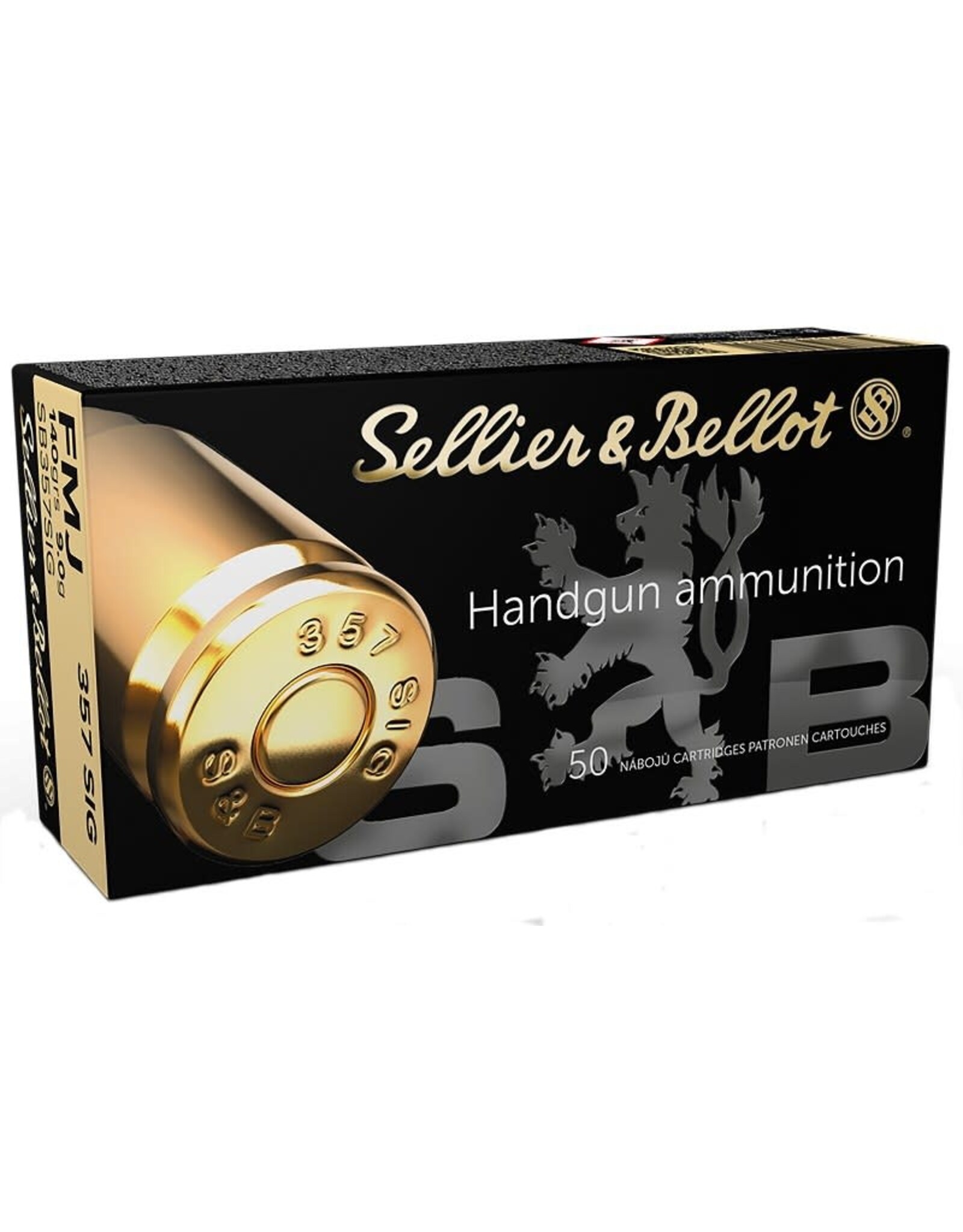 SELLIER & BELLOT Sellier& Bellot .357 SIG 140 Gr FMJ - 50 Count