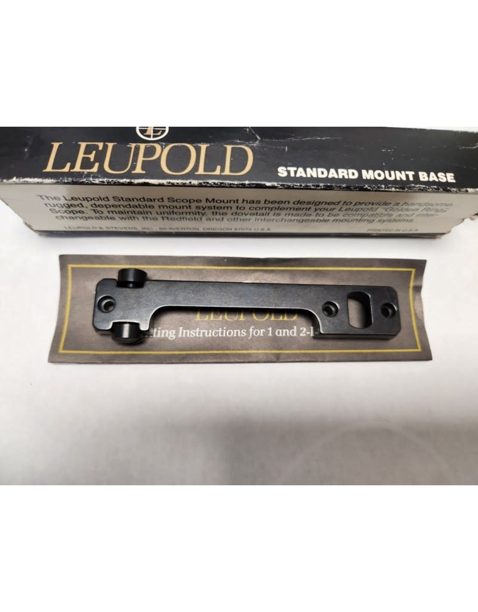 Leupold STD One-Piece Base - Browning A-Bolt (NOT II or III) - Short Action - Right Hand
