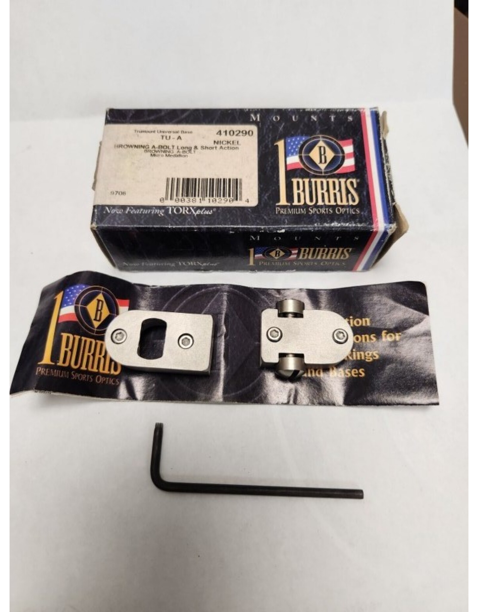 Burris 2-Piece Base - Safari Silver - Browning A-Bolt (NOT II or III)