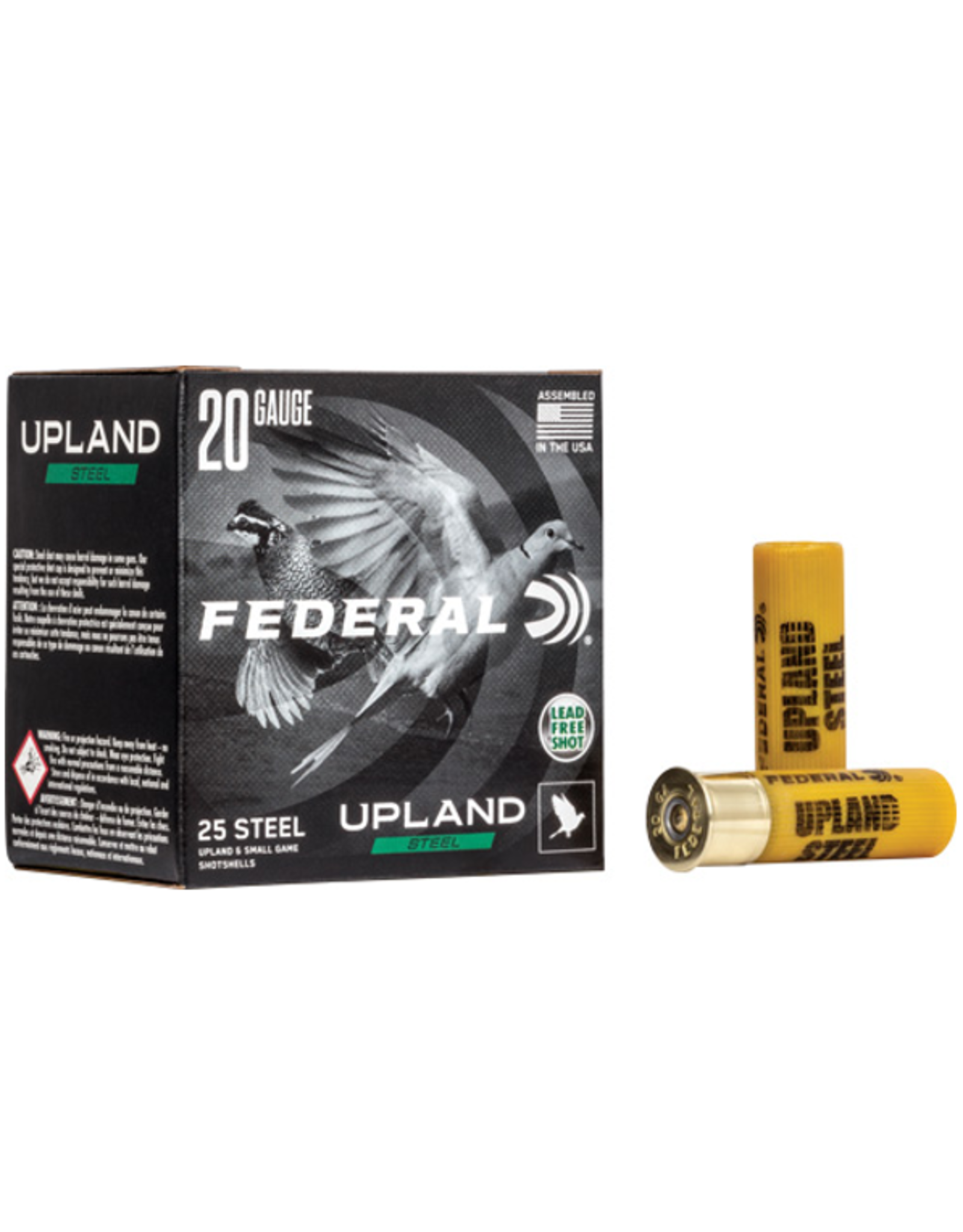 Federal Federal Upland Steel 20 Ga 2.75" 3/4 Oz #7.5 1500 FPS - 25 Count